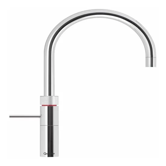 Quooker Round Brushed Chrome Boiling Water Tap
