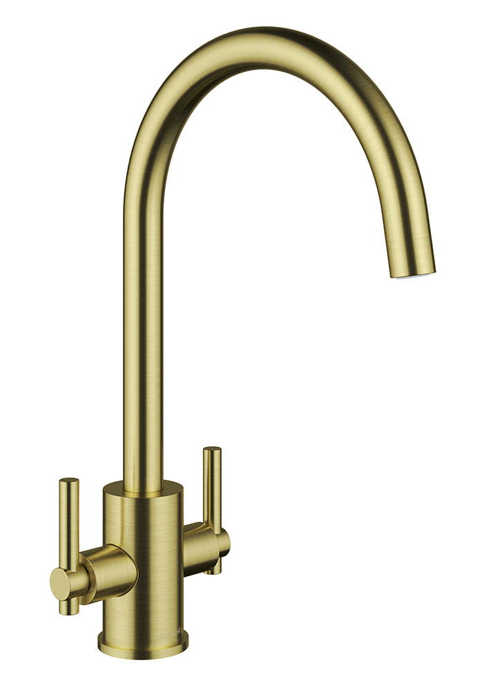 Rococo brass tap
