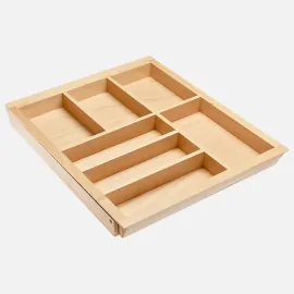 Wooden Expandable Cutlery Tray for Drawers to fit inside 700-1000mm Cabinets