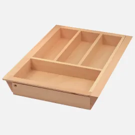 Wooden Expandable Cutlery Tray for Drawers to fit inside 400-600mm Cabinets