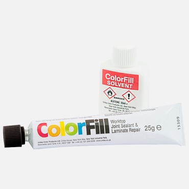 ColourFill worktop sealant...