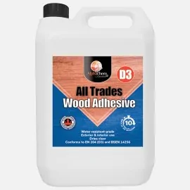 Alpha Chem D3 Waterproof Wood Adhesive 1 Litre