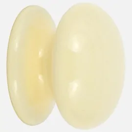 Cream  slot  ceramic  knob