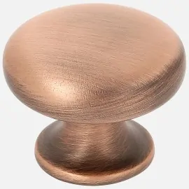 Copper flat top knob - 33mm
