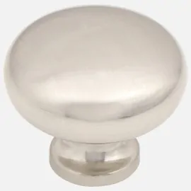 Button Knob Satin Nickel 30mm