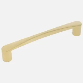 Tapered Chunky D Handle 160mm Satin Brass