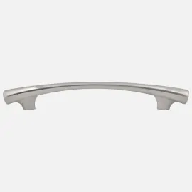 Curved Bow Handle Brushed Nickel 160mm