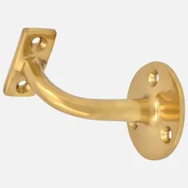 Brass handrail bracket