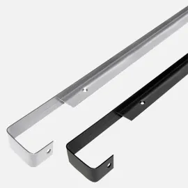Aluminium square postform tee & tail - 40mm