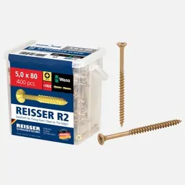 Reisser Screw R2 Tub M4 x 35mm Box QTY 1400