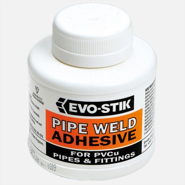 Pipe weld adhesive