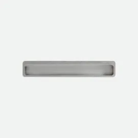 Flush Pull Inset Handle 160mm Brushed Nickel