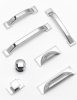 Modern chrome handle & knob collection