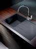 Pyramis Alazia composite black single bowl sink