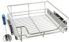 Chrome pull out wire baskets with soft close runners