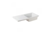 Sanindusa Reno 1.5 bowl white ceramic sinks modern style