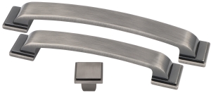 Modern pewter handle & knob collection