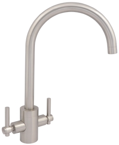 Clearwater Rococo brushed chrome tap