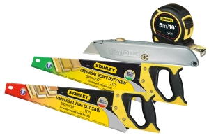 Stanley twin pack saw, knife and tape