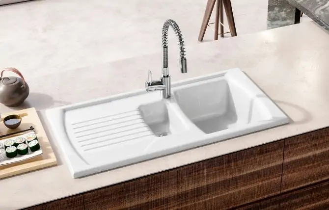 Ceramic -sink -drainer