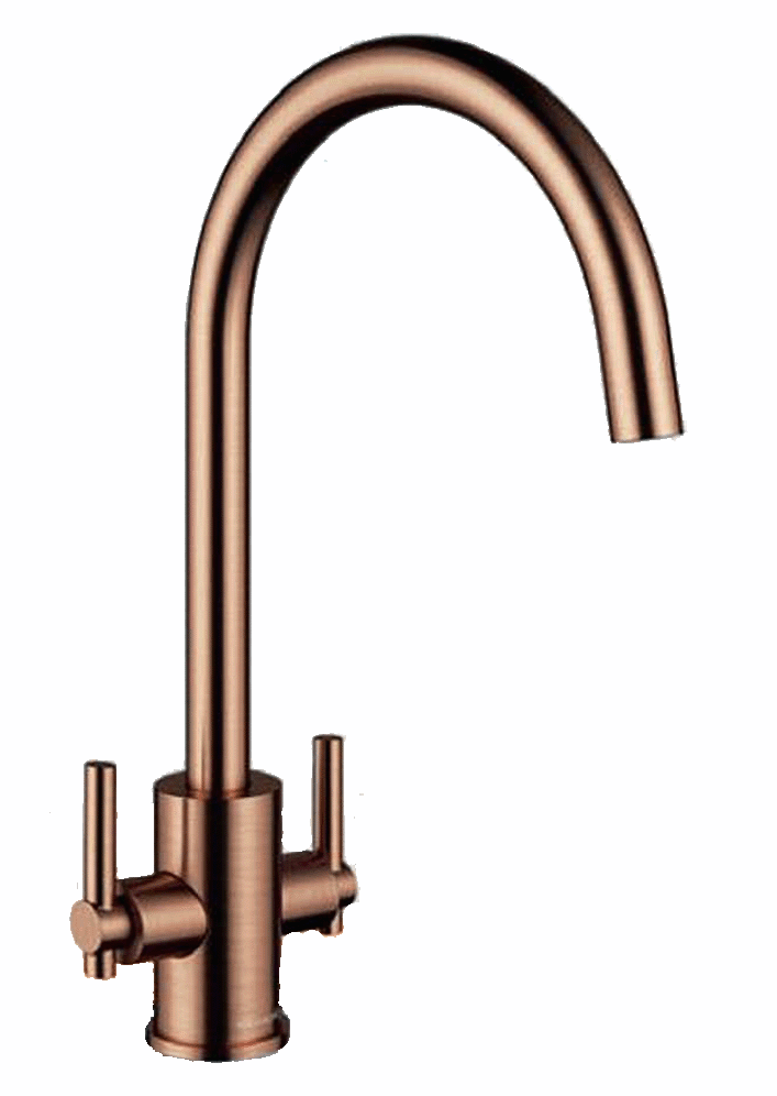 Copper rose gold tap